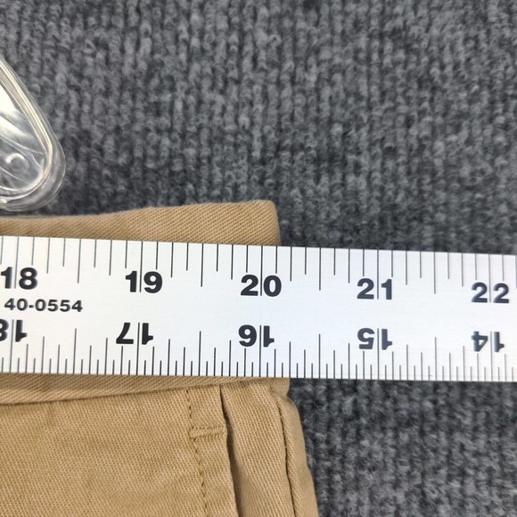 OId Navy Mens Ultimate Slim Chino Shorts Tan Size 40 Slash Pockets - Picture 4 of 11